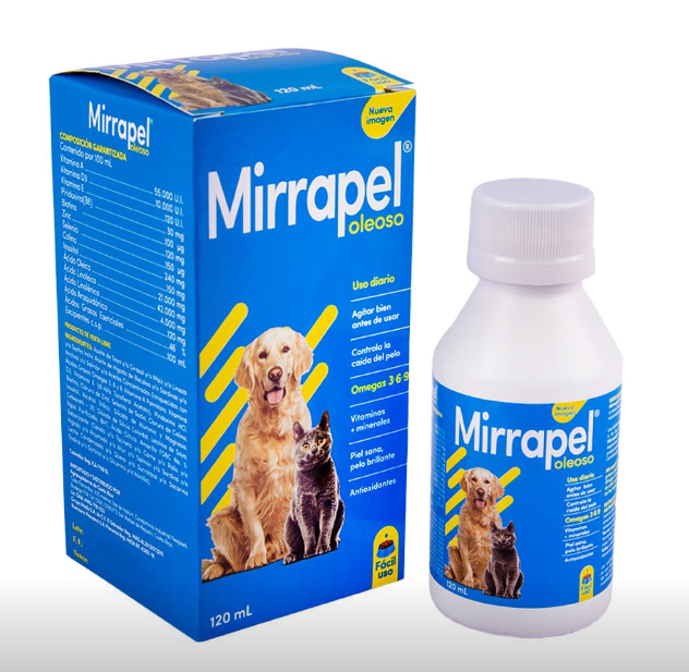MIRRAPEL OLEOSO PERROS X 120 ML