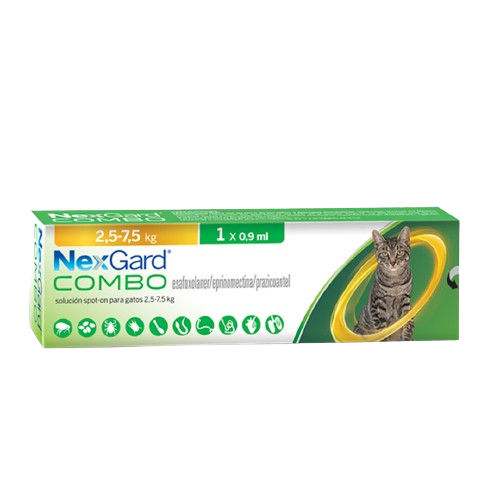 NEXGARD COMBO GATO 2.5-7.5 K