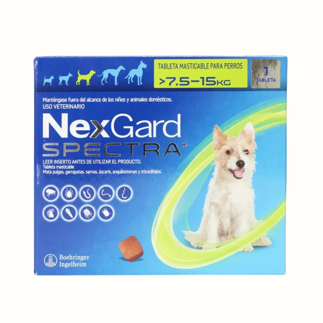 NEXGARD SPECTRA PERROS 7.5-15K