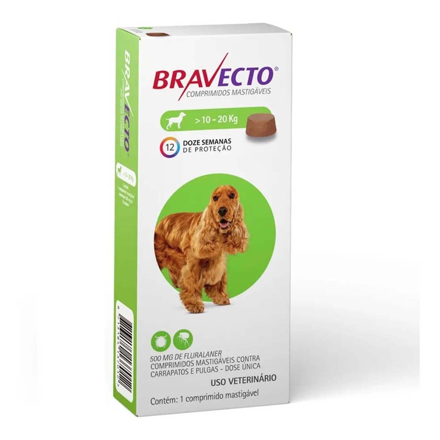 BRAVECTO PERROS 10-20K
