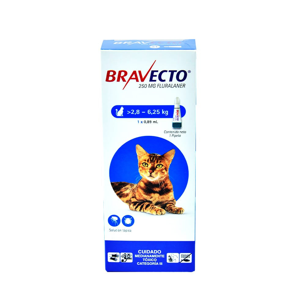BRAVECTO GATOS 2.8-6.2 K