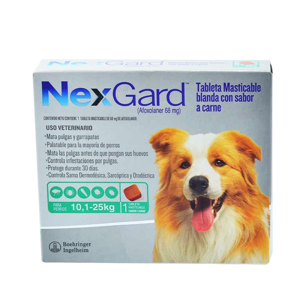 NEXGARD PERROS 10.1-25K