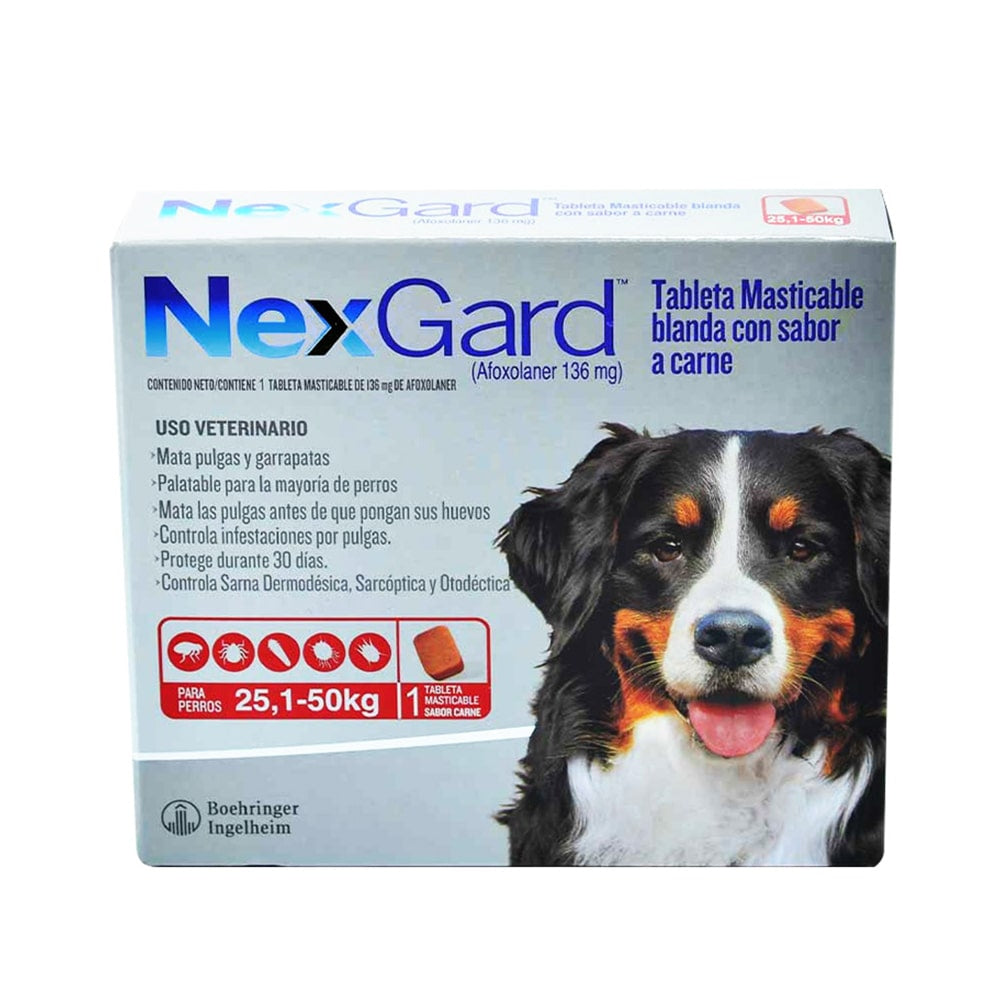 NEXGARD PERROS 25-50K