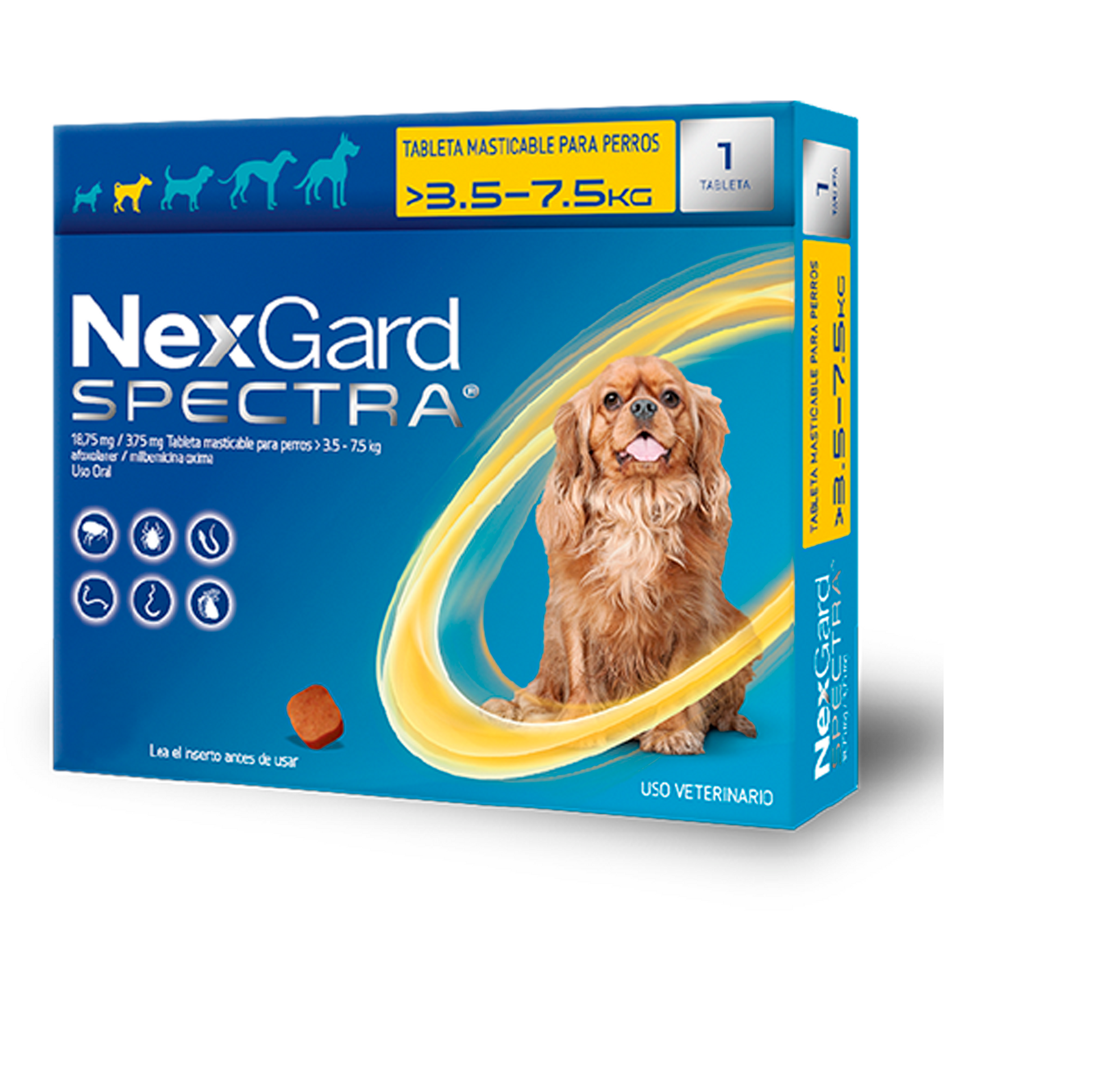 NEXGARD SPECTRA  PERRO 3.5-7.5K